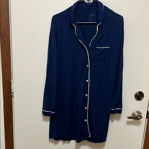 Women's Navy Blue Sleep Shirt XS